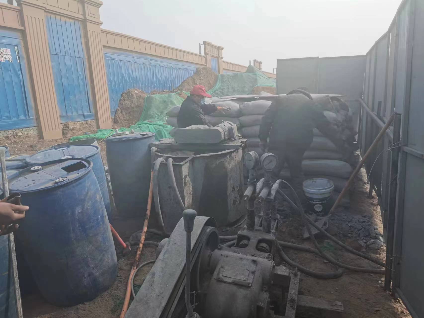 胡场镇房屋下沉注浆